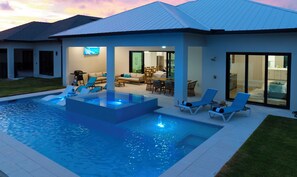 Una piscina riscaldata