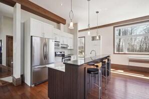 Fridge, microwave, oven, stovetop - Inspiration Tremblant - Relaxer (Mont-Tremblant)