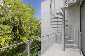 Deluxe Apartment, 2 Bedrooms, Private Pool, Garden View | Terrace/patio - Seremonia Selva (Tulum)