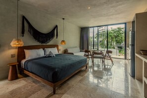 Appartement Deluxe, 2 chambres, piscine privée, vue jardin