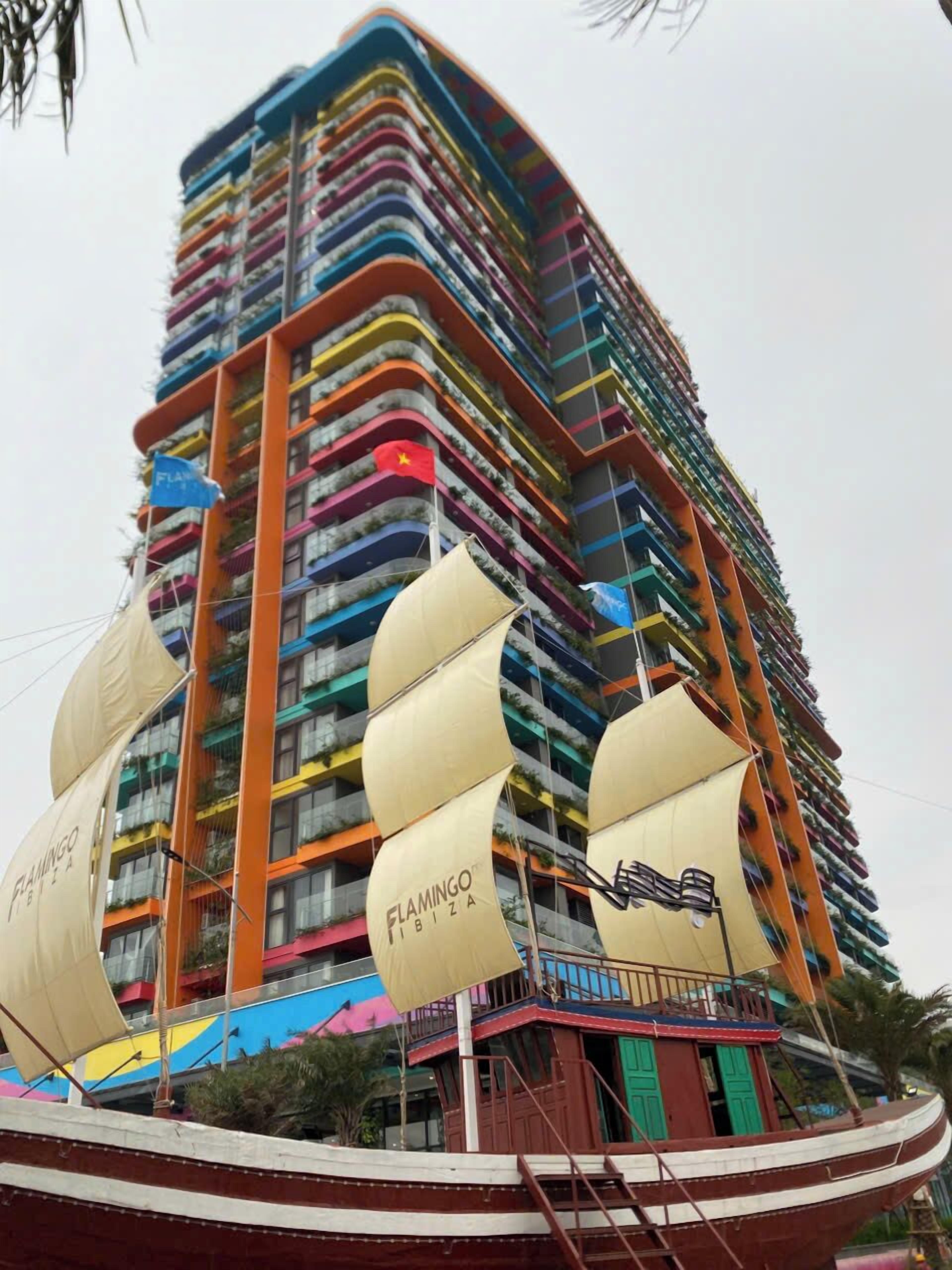 Façade de l’hébergement