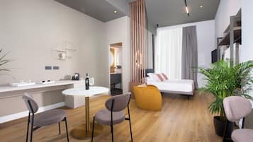 Couette en duvet d'oie, coffres-forts dans les chambres