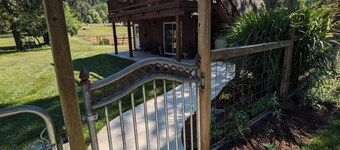 Serene Farmhouse with Pond & Forest View in Beautiful Grass Valley