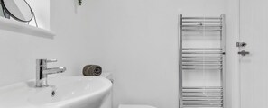 Hair dryer, towels