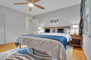 6 bedrooms, iron/ironing board, travel crib, WiFi