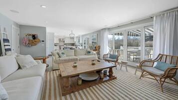 Smart TV, foosball, table tennis, books