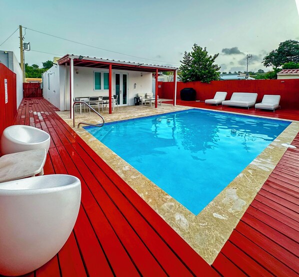 Alberca al aire libre 