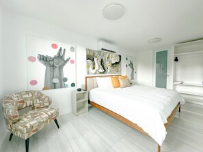 4 habitaciones, tabla de planchar con plancha y wifi gratis 