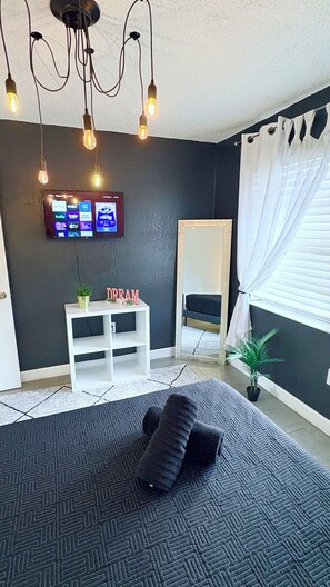 4 bedrooms, iron/ironing board, travel crib, WiFi