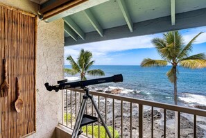 Property grounds - WOW! Stunning Kona Reef Direct Oceanfront Condo-Top Floor, Gorgeous Sunsets, A/C (Kailua-Kona)