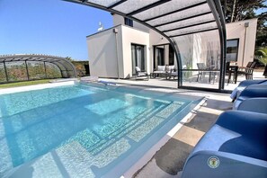 A heated pool - Ty Bihan Baradoz - PLEUBIAN (PLEUBIAN)