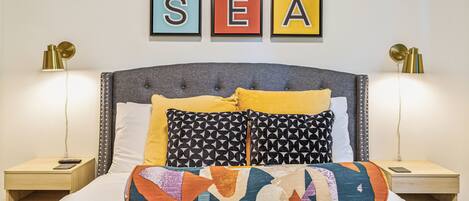 2 soveværelser, skrivebord, strygejern/strygebræt, gratis Wi-Fi