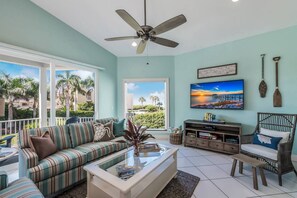 Smart TV - Tipsy Turtle: 2 Houses to Beach, Pool by Anna Maria Life Vacation Rentals (Holmes Beach)