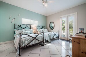 2 bedrooms, iron/ironing board, free WiFi, bed sheets - Tipsy Turtle: 2 Houses to Beach, Pool by Anna Maria Life Vacation Rentals (Holmes Beach)