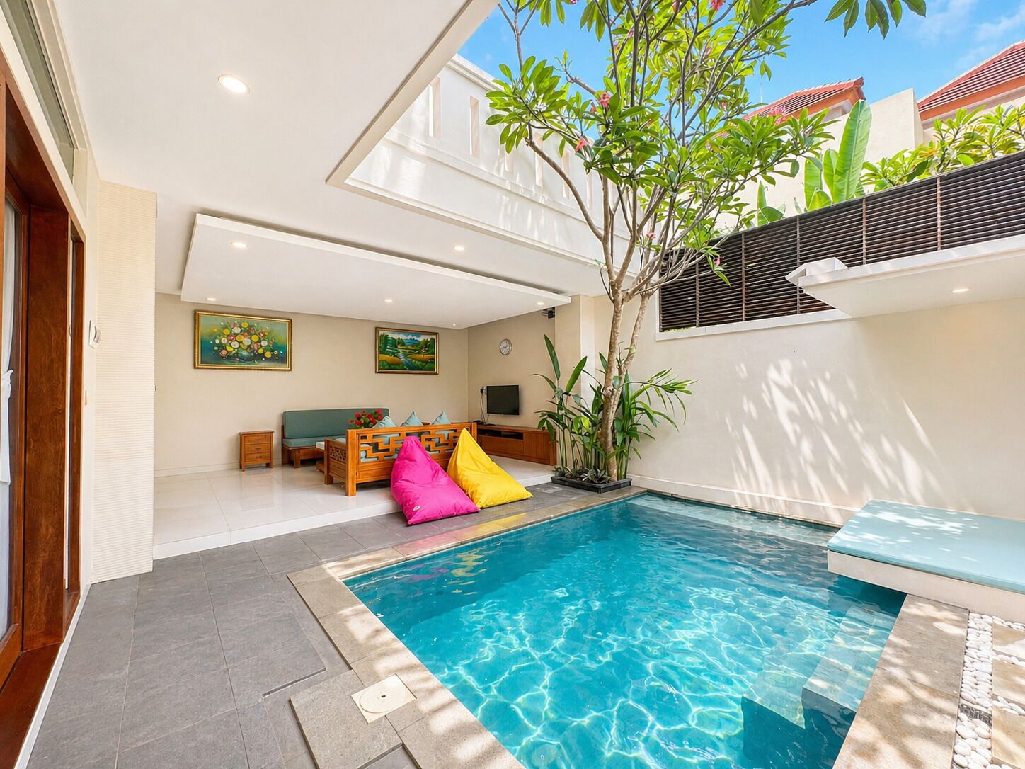 Sanctuary Two Bedroom Villa | Living area | Smart TV