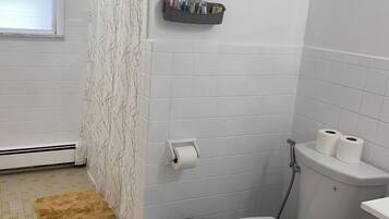 吹风机、坐浴桶、毛巾、肥皂