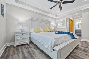 4 bedrooms, iron/ironing board, travel crib, WiFi