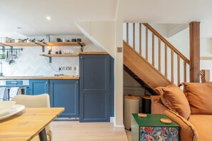 Ferienhaus, Terrasse, Stadtblick | Wohnbereich
