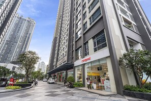 Experience the vibrant energy of the city from the comfort of your urban retreat.