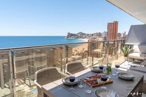 Suite Confort, vistas al mar | Vistas del balcón