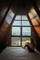 Cabaña Deluxe, 1 habitación, vistas a la ciudad, junto a la montaña | Vistas desde la habitación