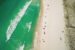 Accommodatie ligt op het strand