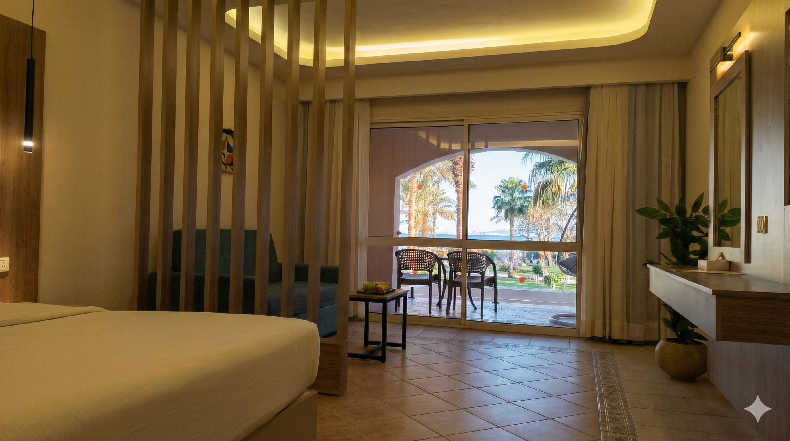 Royal Club Sea View Room | Premium bedding, free minibar, in-room safe, blackout drapes