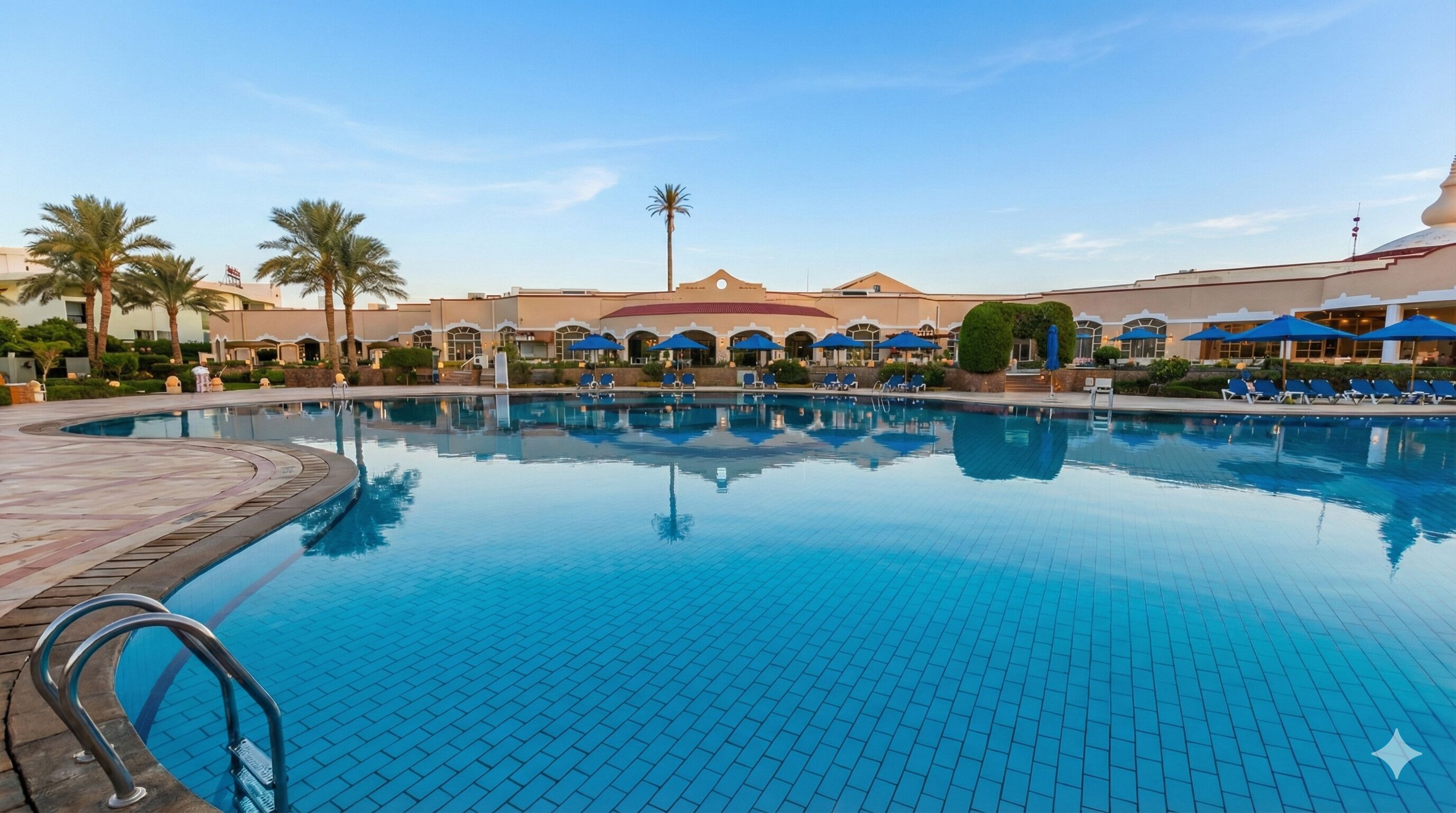 6 piscinas al aire libre, sombrillas, tumbonas