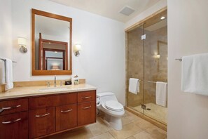Shower - The Resort at Kapalua Bay |  Free Rental Car | KBM Resorts | Panoramic Ocean views from 3-Bedroom Luxury unit montage kapalua bay | Single Unit, 3 Bedrooms | MON ML-984 (Lahaina)