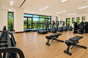 Fitness facility - The Resort at Kapalua Bay |  Free Rental Car | KBM Resorts | Panoramic Ocean views from 3-Bedroom Luxury unit montage kapalua bay | Single Unit, 3 Bedrooms | MON ML-984 (Lahaina)