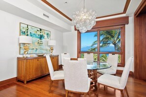 Dining - The Resort at Kapalua Bay |  Free Rental Car | KBM Resorts | Panoramic Ocean views from 3-Bedroom Luxury unit montage kapalua bay | Single Unit, 3 Bedrooms | MON ML-984 (Lahaina)