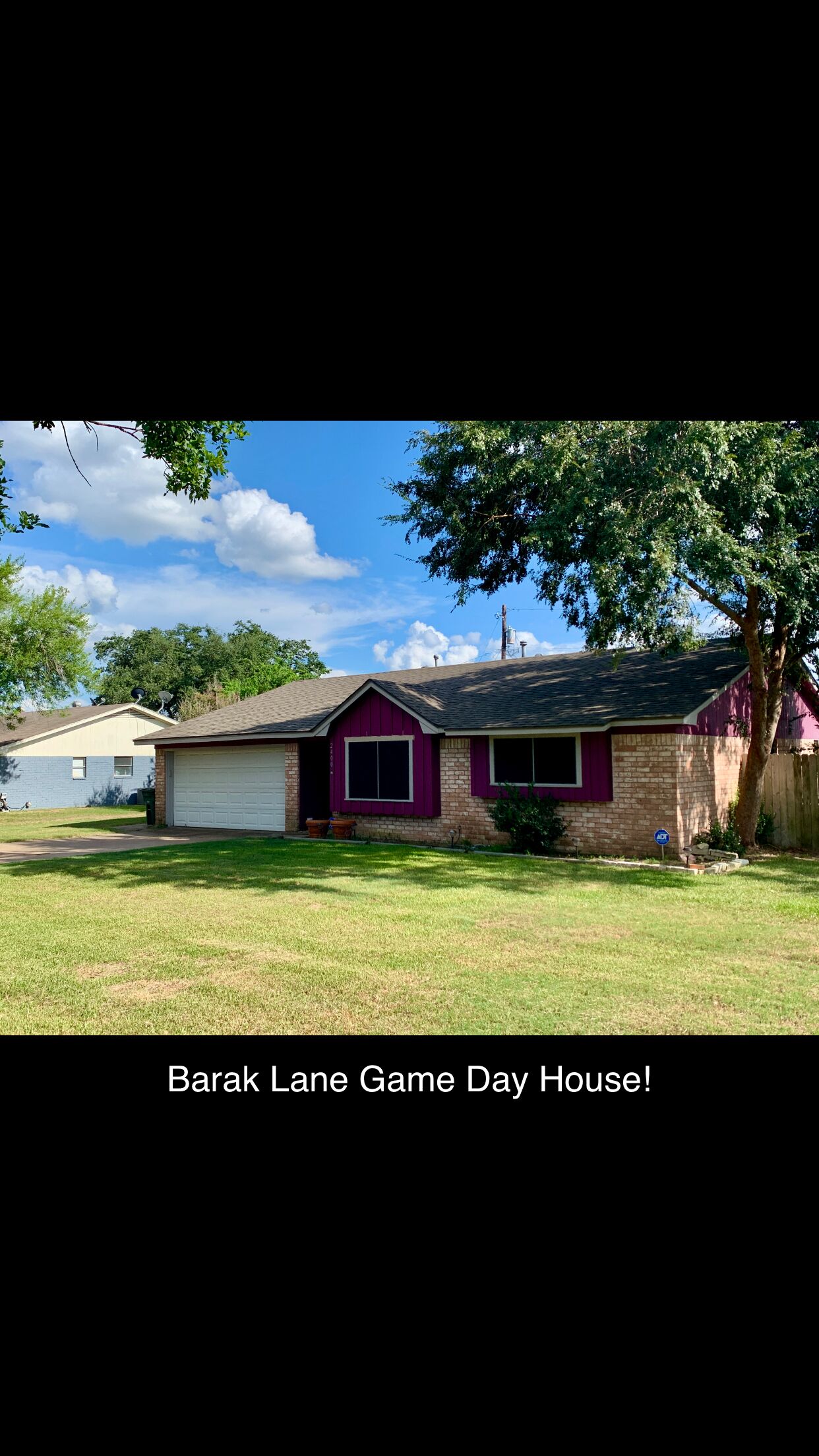 Aggie House on Barak LN! Charming 3-BR 2-BA only 3 miles from Texas A&M Campus