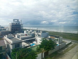 Uitzicht op strand/zee