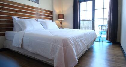 King Bed 2BR European Style City Center in Davao City Philippines