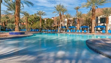 Utomhuspool och uppvärmd pool