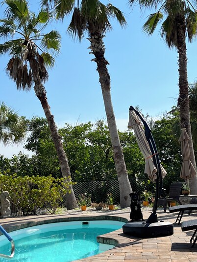 Waterfront Island Home with Heated Pool & Dock – Walk to Pristine Beach - Kayaks