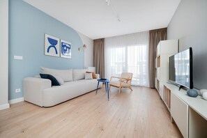 Smart TV - Łódź Pomorska Business Apt - Balcony, Workspace - by Rentujemy (Lódz)