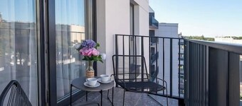 Łódź Pomorska Business Apt - Balcony, Workspace - by Rentujemy