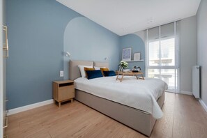 1 bedroom, desk, iron/ironing board, free WiFi - Łódź Pomorska Business Apt - Balcony, Workspace - by Rentujemy (Lódz)