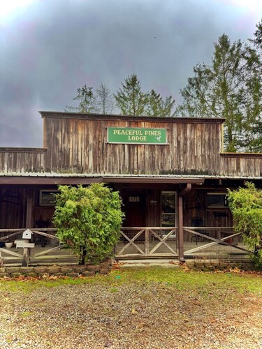 Timberline Cabins - Peaceful Pines Lodge, WiFi, Pets, Stalls, Hot Tub