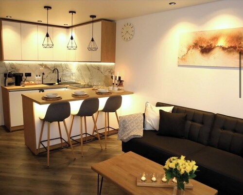 Charming 2-bedroom apartment with WiFi in enchanting Limbaži