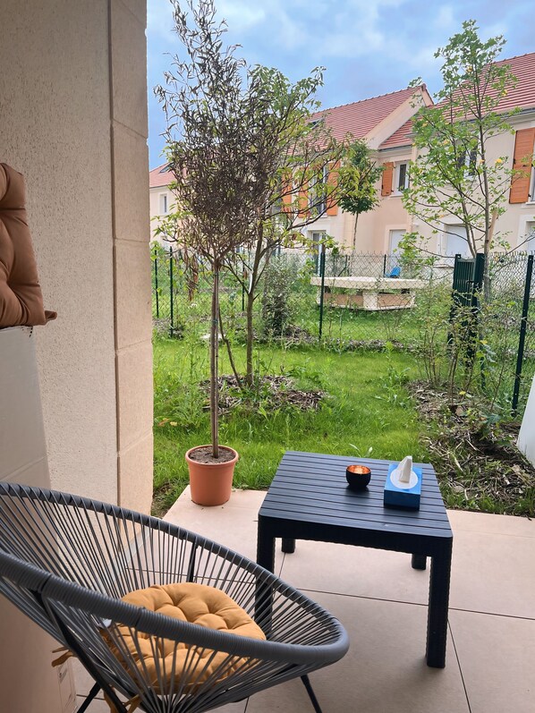 Terrace/patio - Beautiful apartment with terrace and garden (Bussy-Saint-Georges)