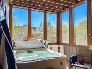 Interior - Hallmark Christmas till Feb! Gameroom, hot tub (Hollister)