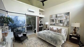 1 chambre, fer et planche Ă repasser, Wi-Fi, draps fournis