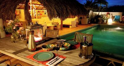 Luxurious private guesthouse with stunning pool near Spanish Lagoon