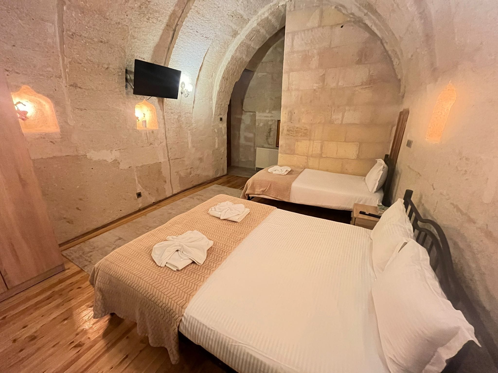 Standard-herbergi fyrir þrjá | Hljóðeinangrun, rúmföt