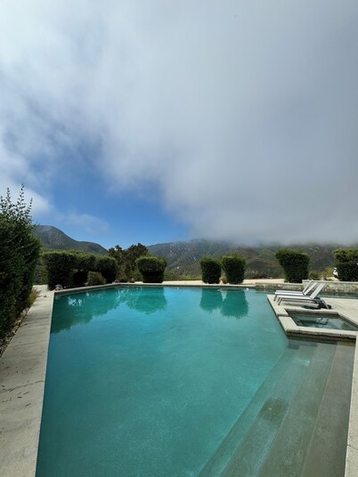 Trancas Canyon Retreat in majestic Malibu hills with breathtaking pool and views