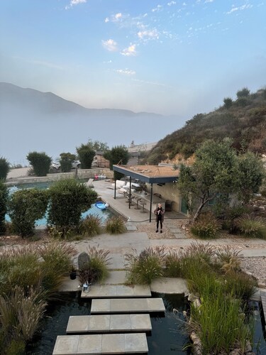 Trancas Canyon Retreat in majestic Malibu hills with breathtaking pool and views