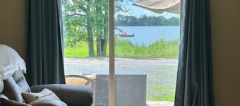 Reflections Retreat on Lake Magnor in Clayton, WI with beautiful lake view