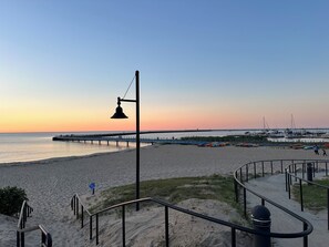 Sun-loungers, beach towels